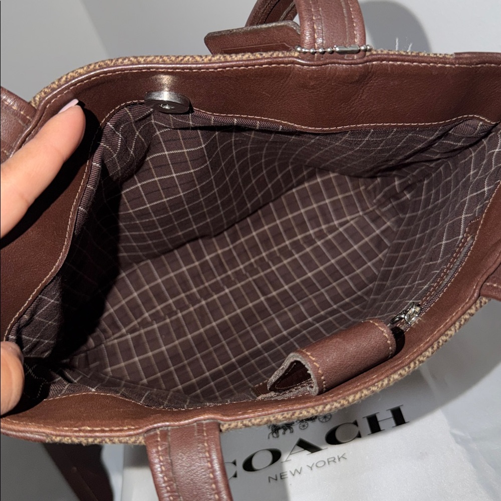 Coach vintage 6127 πΊπΈ Brown Tote Bag β€οΈβ€οΈβ€οΈπ - Picture 13 of 16